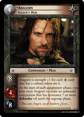 Aragorn, Isildur's Heir (O)